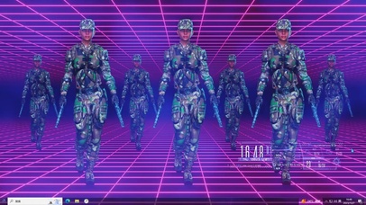 科技女兵—【主题桌面】 
