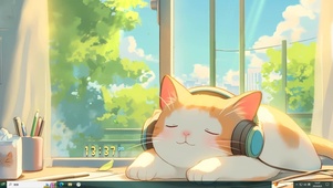 陶醉音乐中