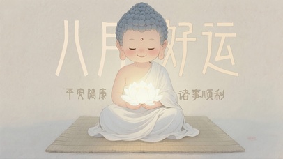 佛祖助我八月一切顺利！