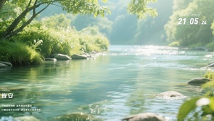 夏日溪流