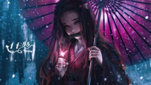 治愈古风蝴蝶少女