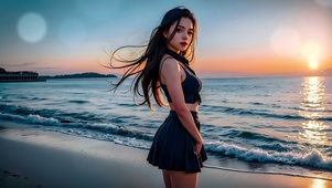 海滩女孩