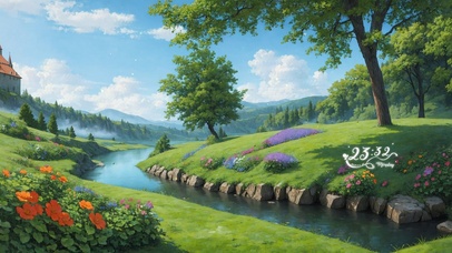 4K唯美治愈夏日田野