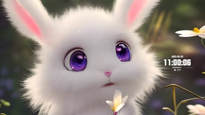4k可爱小萌兔