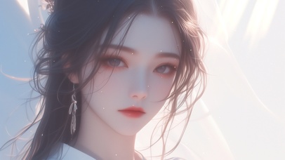 4K夏日休闲慵懒美女 午后31