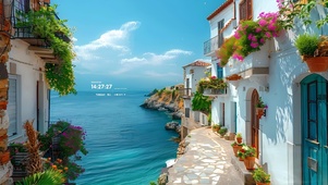 浪漫海景花房