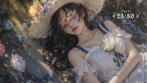 4k 唯美美女 AI绘画
