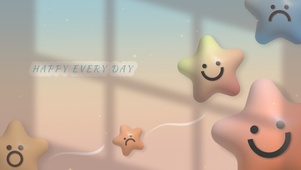 治愈星星笑脸