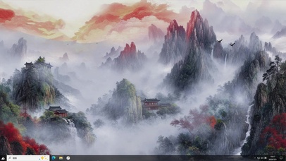 秋山问道-桌面主题