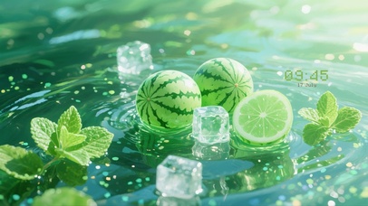 夏日小清新西瓜