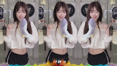 擦玻璃热舞女孩【超高清】