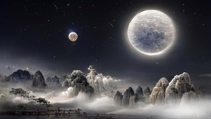 水墨雪月