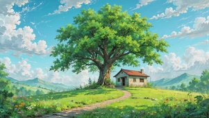 藏在山里的小屋