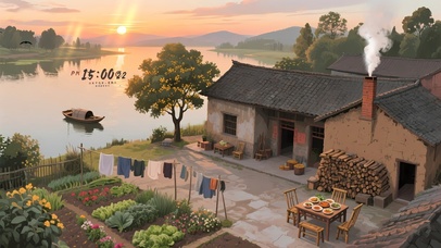 4K童年乡村小院