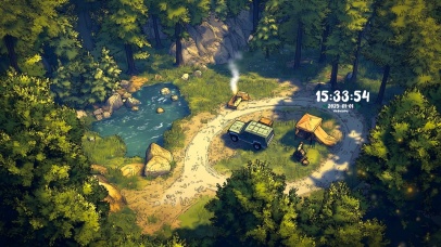 营地【4K唯美治愈插画】