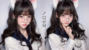 清纯猫耳美女