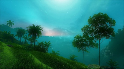 唯美护眼森林云雾