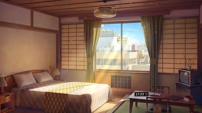 4K唯美治愈午后阳光动漫房间