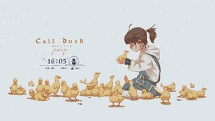小鸭子女孩