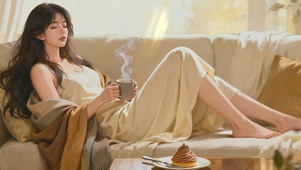 港风优雅长腿美女