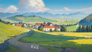 夏日村庄