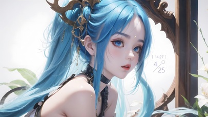 4k可爱甜美女孩