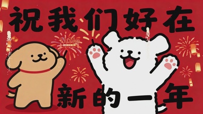 祝我们好在新的一年