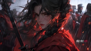 国风 红衣少女