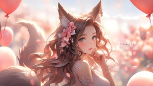 清纯狐耳少女