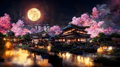 梦幻古风樱花山庄