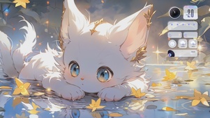 发光小猫