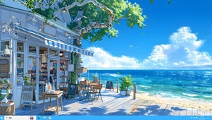 海边小店—【主题桌面】