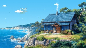 海岸夏风
