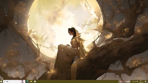 月下少女