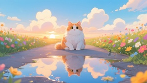 可爱的猫咪