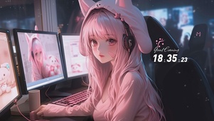 可爱女孩
