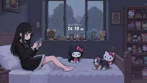 像素女孩房间