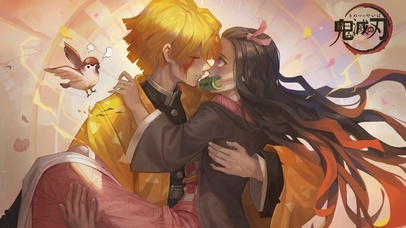 鬼灭之刃 善逸 祢豆子