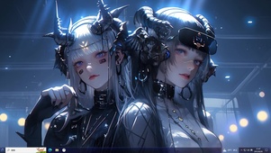科幻双子少女