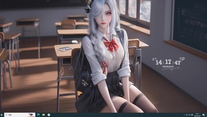 禁欲系长腿黑丝美女