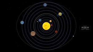 手绘太阳系