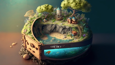 迷你 抽屉里的海岛