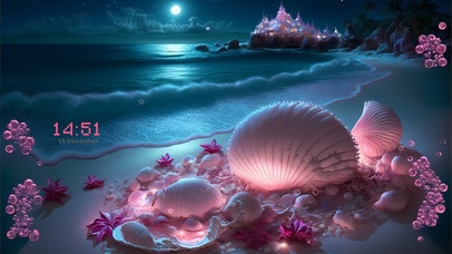 唯美粉色海洋城堡