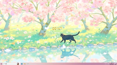 沿途的花会一直开