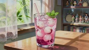 清新温暖动漫房间