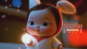新年萌兔