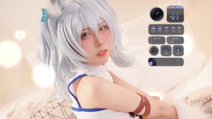清纯微胖美女
