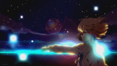 境界的彼方栗山未来唯美星空