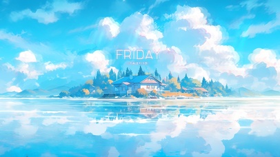 清新治愈白云小屋