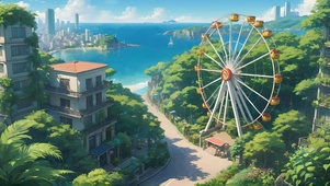 海边摩天轮